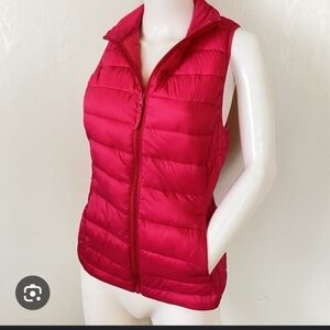 Love Tree Ultra Light Packable Vest Sz M RED